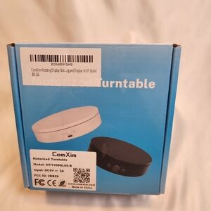 Motorized Turntable Black For Photography And/or Item Display